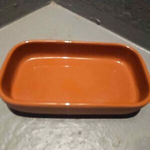 Michael Graves Design Small Terra Cotta  Serving Tray 4" X 7"